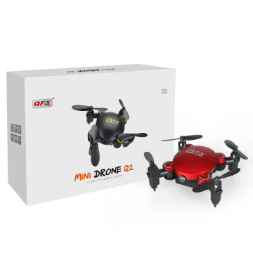 Q2 Mini Foldable Pocket Drone 4-Axis 2.4Ghz 0.3MP RC Drone Camera Wifi Headless Mode Altitude Hold Drone 3D Flip RC Quadcopter